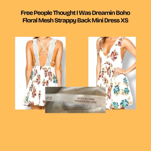 Free People 7pc Wholesale Reseller Lot | Boho Dresses Tops Pants Jacket - Picture 7 of 8